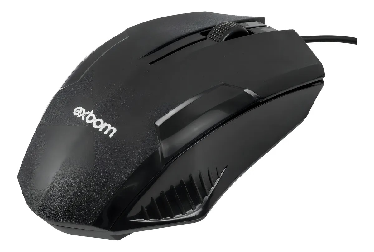 Mouse Óptico com Fio Usb Black 03950 - MS-71